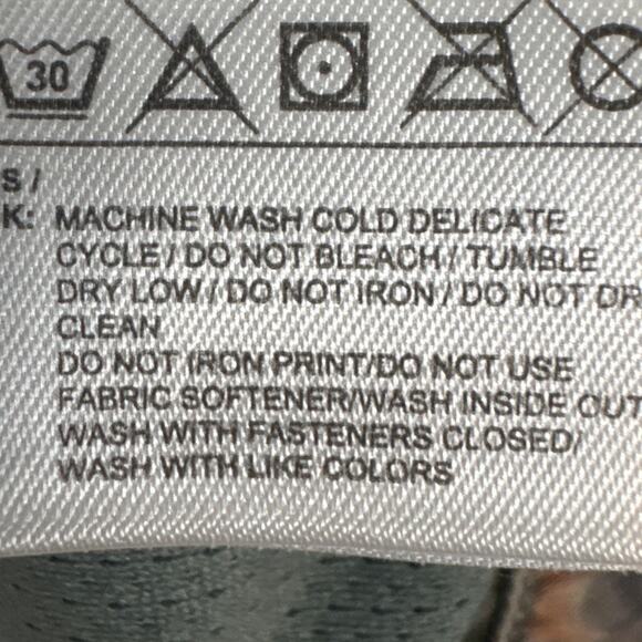 Adidas Floral Camo Hoodie Pastel Colors All Over Print Watercolor Satin Size M - Picture 9 of 10